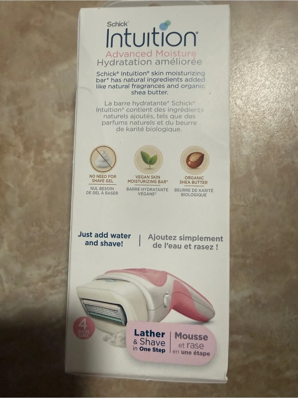 Schick Intuition Advanced Moisture Pink Women's Razor